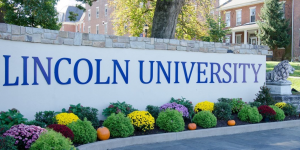 lincoln university sign